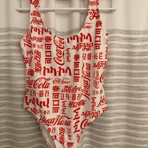 Coca Cola Bathing Suit One Piece Small